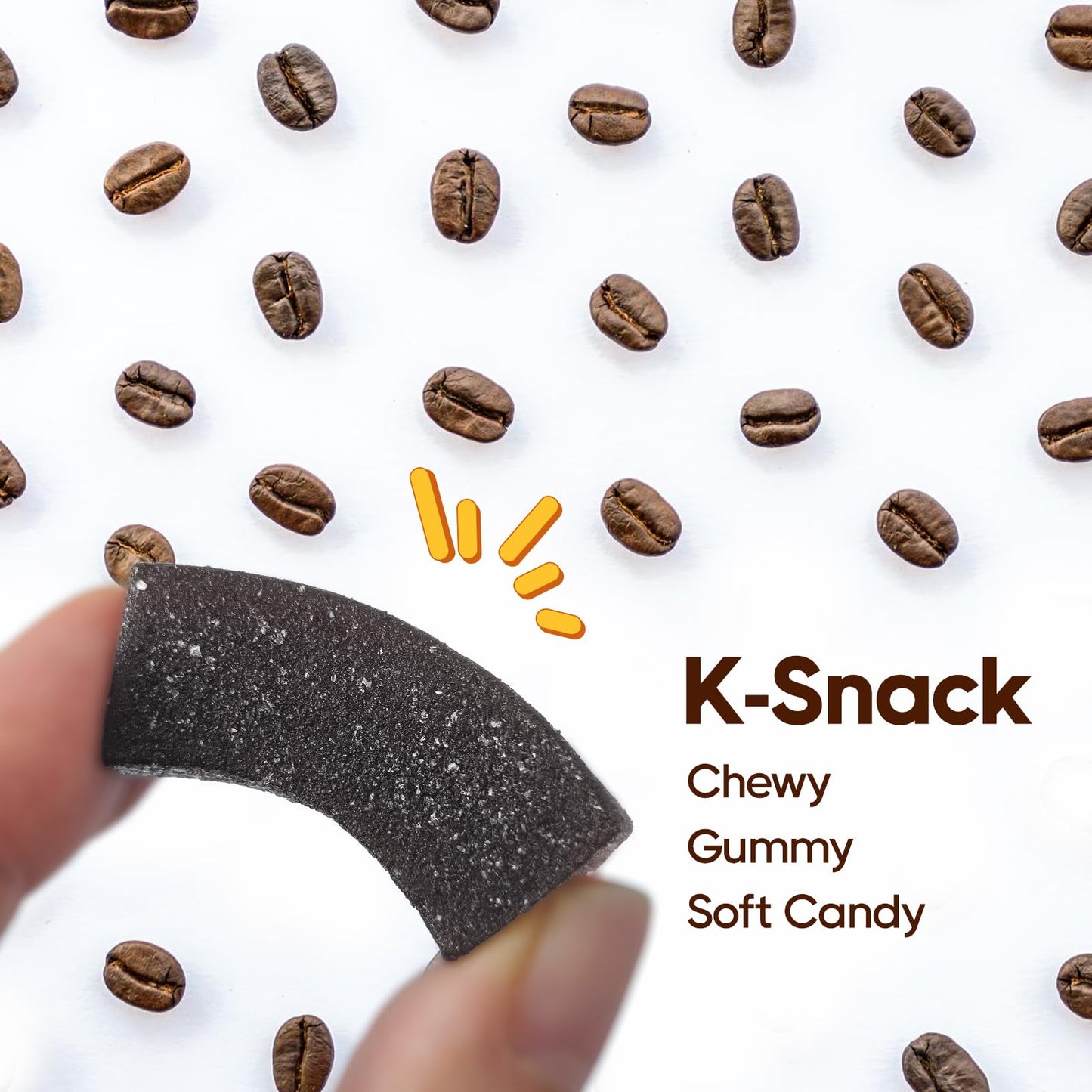 COELO Coffee Jelly Candy 250g - Premium Korean Sweet Chewy   for Parties, Camping, Picnics - Individually Wrapped Snacks