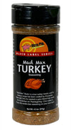 Dizzy Pig Mad Max Turkey Seasoning Rub (8oz Shaker) - Seasons 30+lbs of Food - Hand Made in the USA - MSG Free, Gluten Free