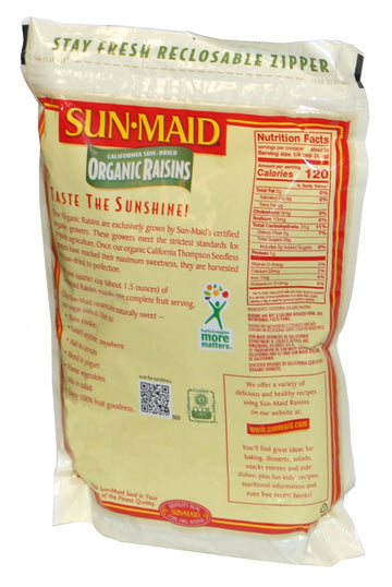 Sunmaid California Sun-Dried Organic Raisins 32 Ounces