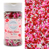 Mystic Sprinkles Valentine's Day Sprinkle Mixes (Hugs & Kisses In Silver 3.2oz)