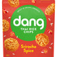 DANG Rice Chips, Sriracha Spice, Vegan & Gluten Free, 3.5 Oz Resealable Bags, 4 Pack