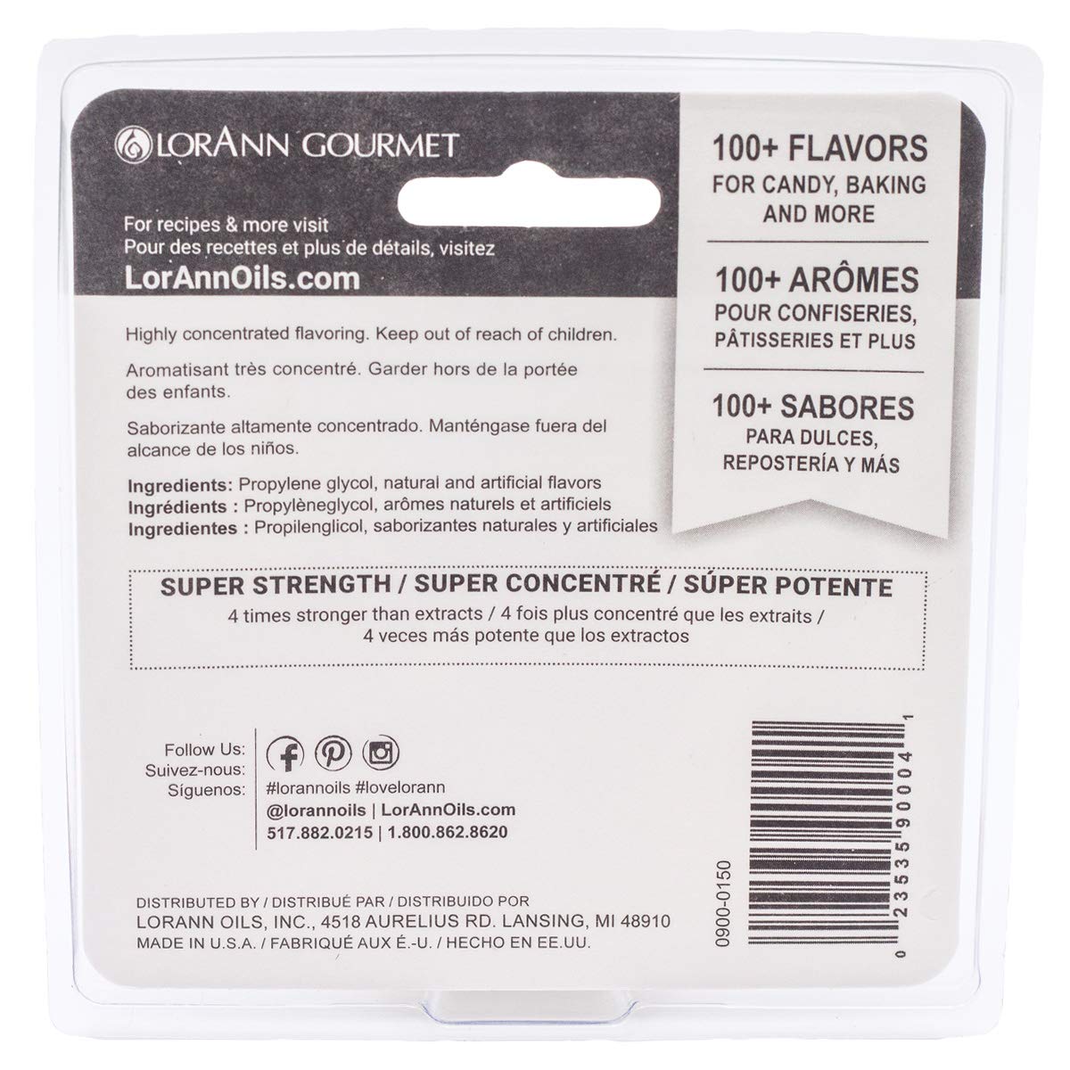Lorann Green Apple Ss Flavor, 1 Dram Bottle (.125 Fl Oz - 3.7Ml - 1 Teaspoon) Twin Pack Blistered