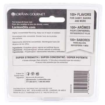 Lorann Green Apple Ss Flavor, 1 Dram Bottle (.125 Fl Oz - 3.7Ml - 1 Teaspoon) Twin Pack Blistered
