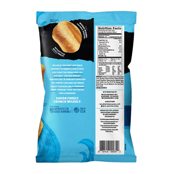 Sea Salt And Vinegar Protein Chips By Wilde Chips, Thin And Crispy, High Protein, Keto Friendly, Made With Real Ingredients, 2.2