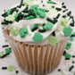 Ncs St. Patricks Day Mix White And Green Jimmies With Green Clover Edible Sprinkles - 8 Ounces - Great For Cupcakes, Cookies, Ca