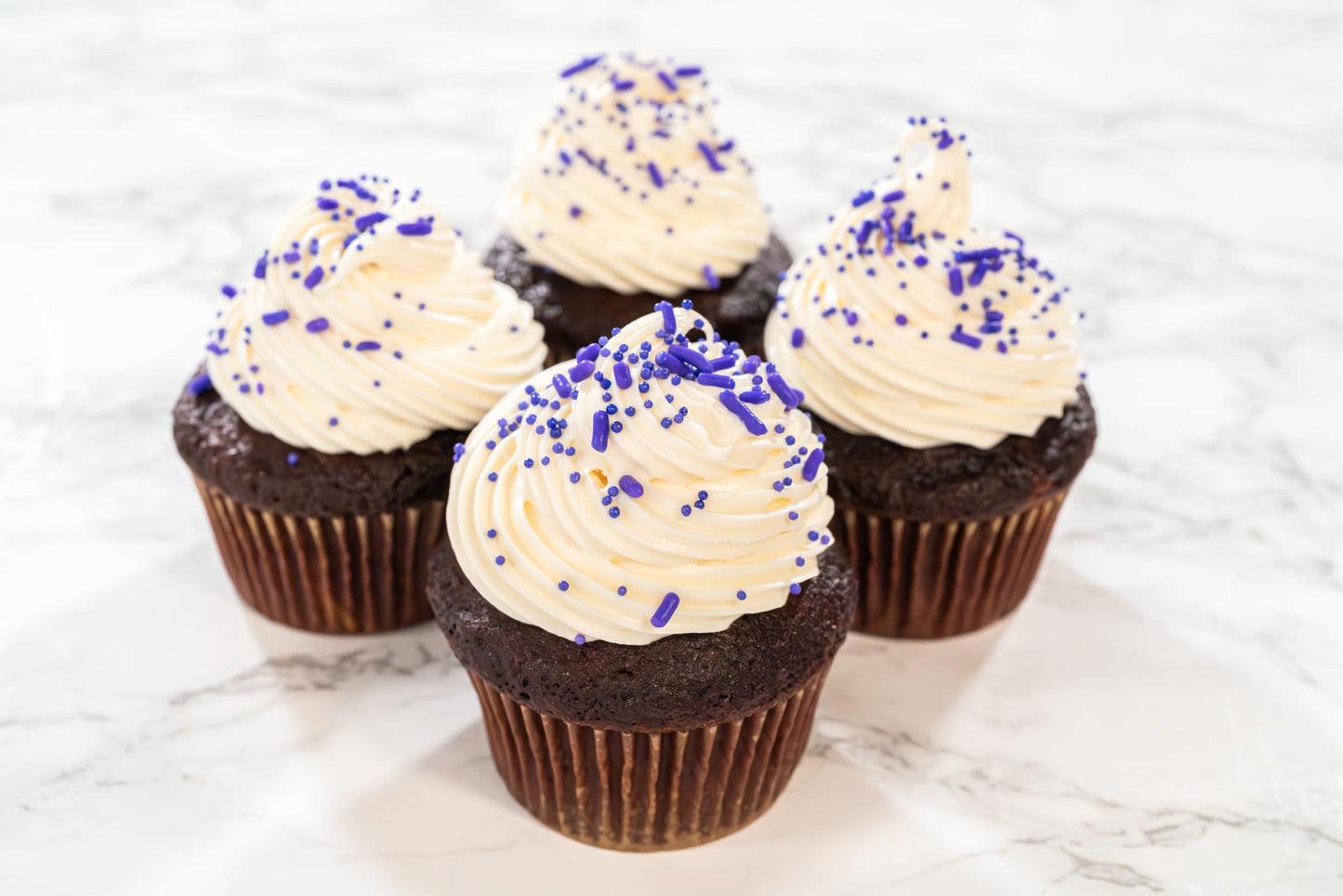 Bakerpan Purple Nonpareils Sprinkles - 7 Ounces Purple Sprinkles For Cake Decorating - Edible Nonpareils For Cupcakes, Ice Cream