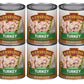 Keystone Meats All Natural Heat and Serve Canned Turkey 28 Oz Long Shelf Life Emergency Survival Canned Food Fully Cooked Ready 