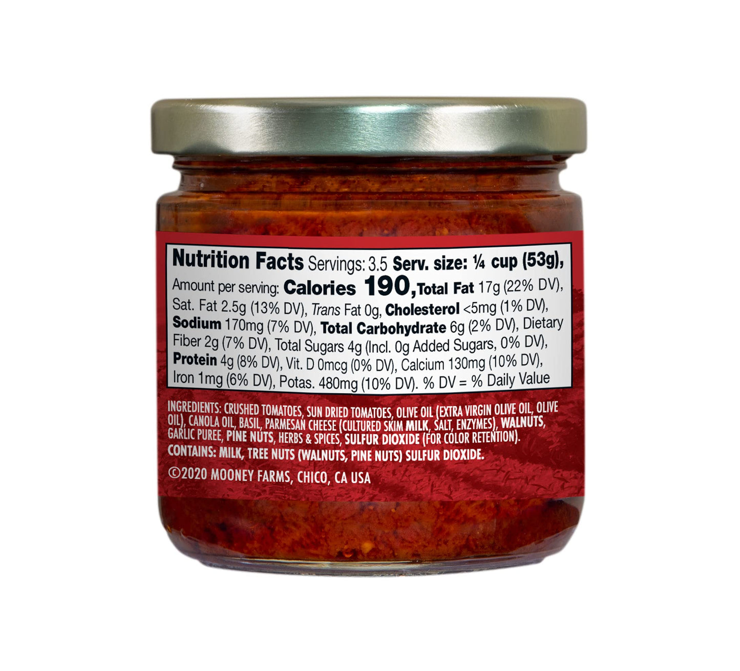 Bella Sun Luci Sun Dried Tomato Bruschetta Spread With Italian Basil