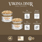 Virginia Diner Gourmet Blister Roasted All Natural Xl Virginia Peanuts With Unique Crunch Heart Healthy Snack Or Gift 18Oz (2 Pa
