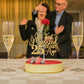 Just Married 25 Years Ago Cake Topper, Cheers To 25 Years, Blessed & Loved, 25Th Anniversary, Wedding 25Th Anniversary Party Dec