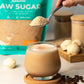 Akenton Natural Raw Cane Sugar, 3 Pound Resealable Bag | 100% Natural, Unprocessed, Unbleached, Unrefined Sugar | Gluten-Free, V