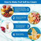 Fruit Ice Cream Maker Compatible with KitchenAid Stand Mixer For Healthy Dairy-Free Fruit Ice Cream, Desserts And Soft Ice Cream