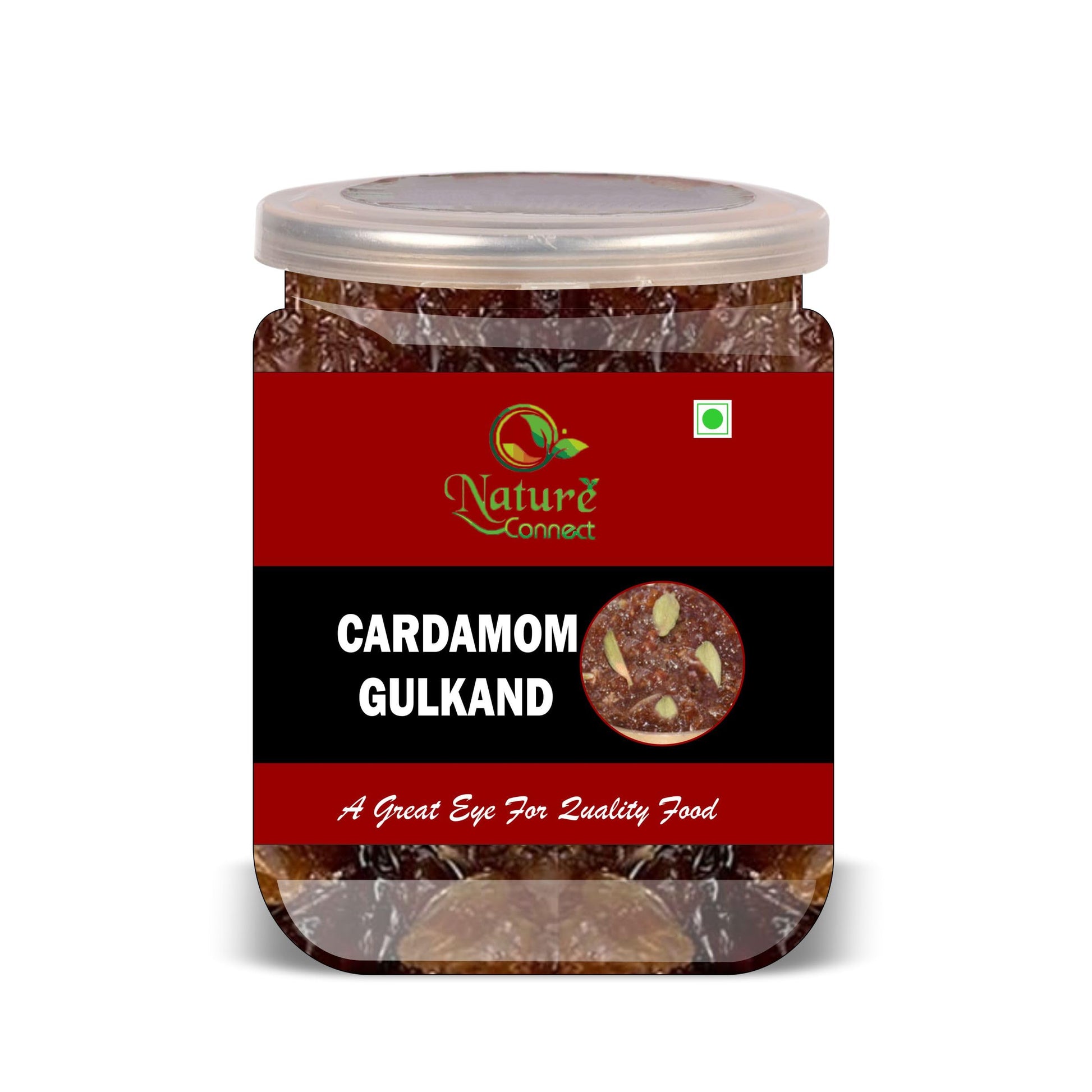 NATURE CONNECT Cardamom Gulkand 300 Gram Airtight Container