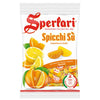 Sperlari Spicchi Su Citrus Orange & Lemon Wedges Hard Candy Bag, Individually Wrapped Italian Sweets, 500 gr / 17.6 Ounce Bag (1