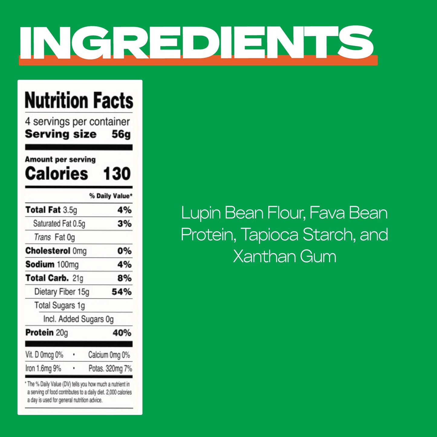 Kaizen Low Carb Keto Pasta Lumache - High Protein (20G), Gluten-Free, Keto-Friendly (6G Net), Plant-Based Lupini Noodles With Hi
