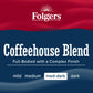 Folgers Coffeehouse Blend Medium Dark Roast Ground Coffee, 22.6 Ounces (Pack Of 6)