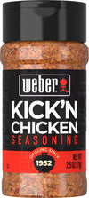 Weber Kickn Chicken Seasoning, 2.5 Ounce Shaker, Model 2003529