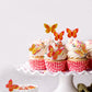 Miliyuki 13-Pieces Butterfly Cake Toppers 3D Butterfly Cupcake Topper For Girls Women'S Happy Birthday Cake Topper Birthday Cake