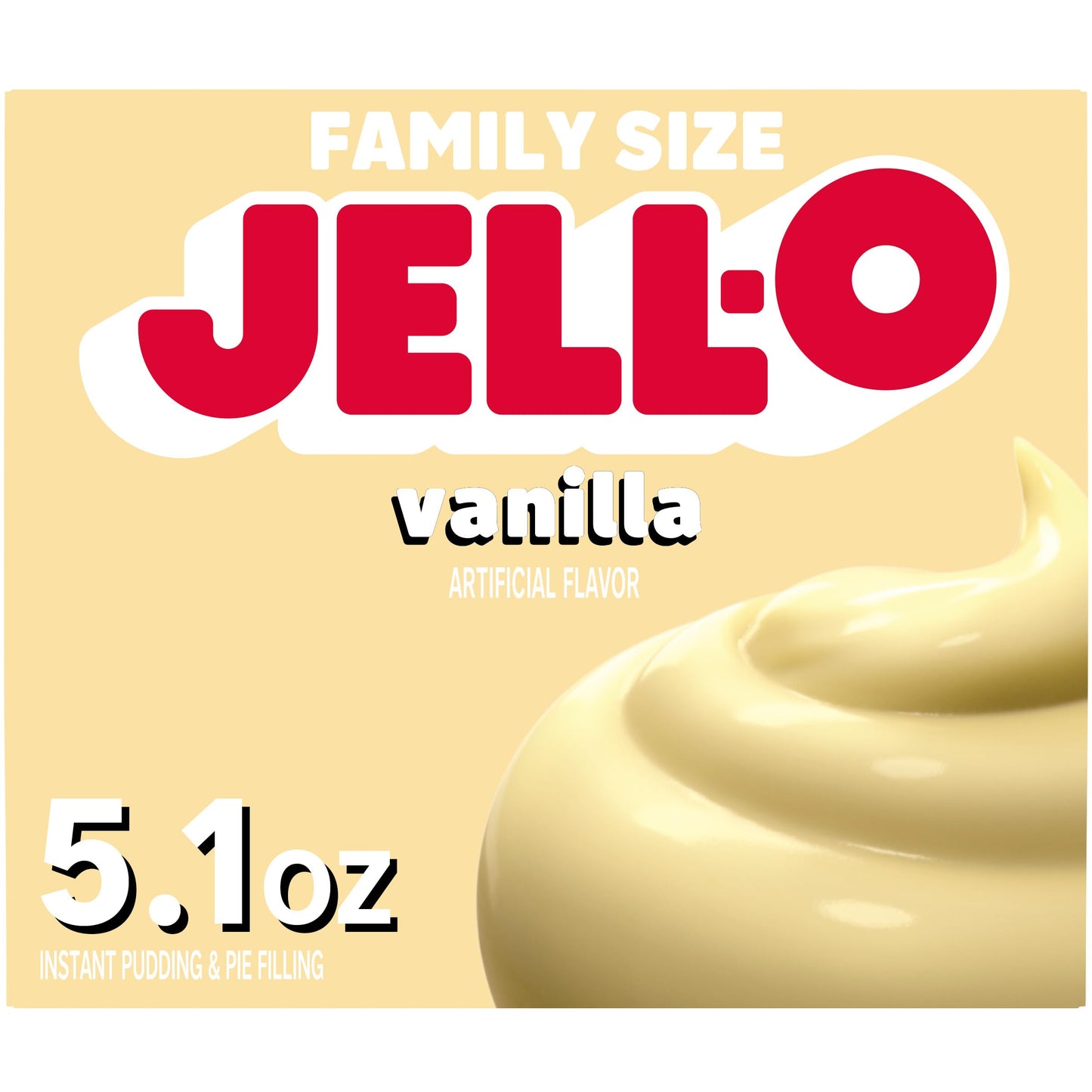 Jell-O Instant Pudding & Pie Filling, Vanilla, 5.1 oz