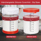 SAGOOITS Sourdough Starter Kit, 34oz Glass Jar with 6 Tools, Red, Basic Model