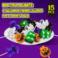 Amos Halloween Candy Lollipops, 15ct Individually Wrapped Monster Variety Suckers - Fun Trick-or-Treat Goodie Bag & Party Favor