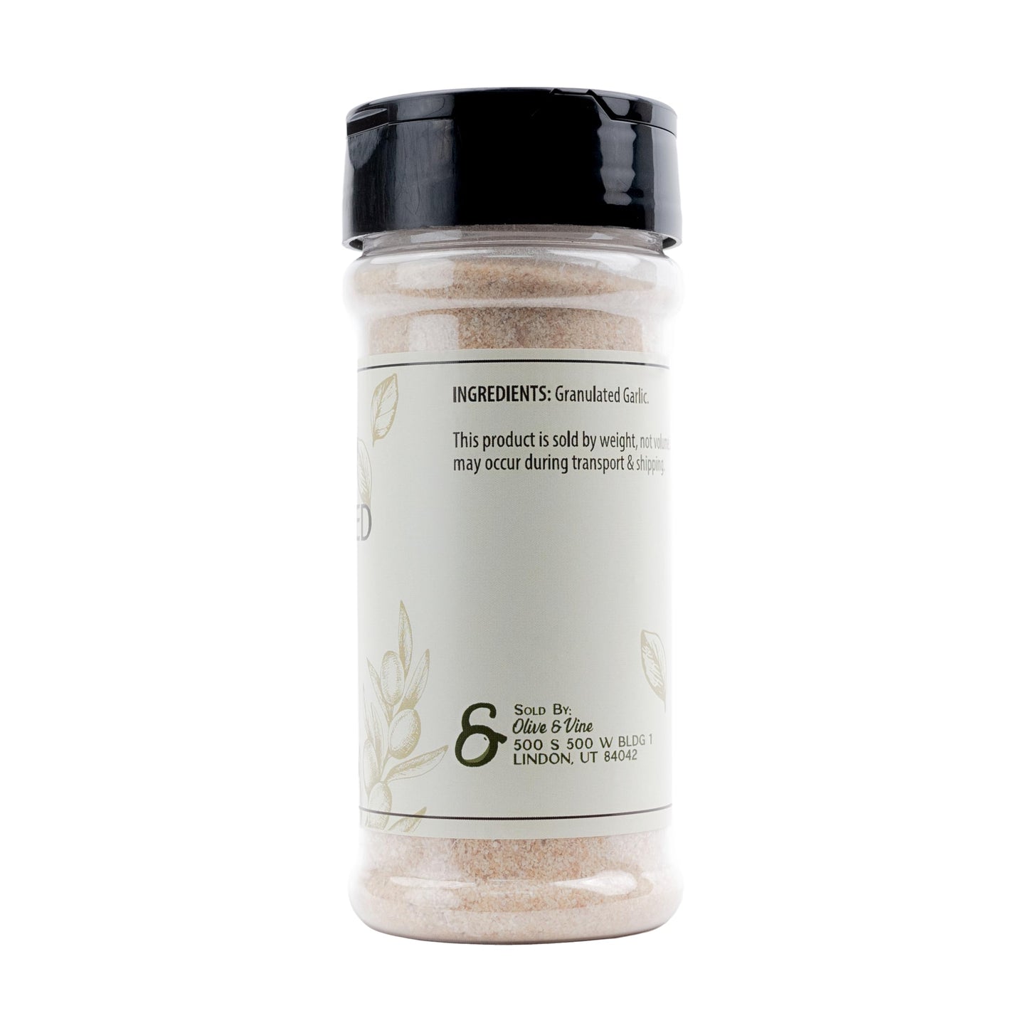 Olive & Vine Granulated Garlic, Savory & Aromatic, Seasoning For Pasta, Roasted Vegetables, Grilled Meats, Rich Tradition, Authe