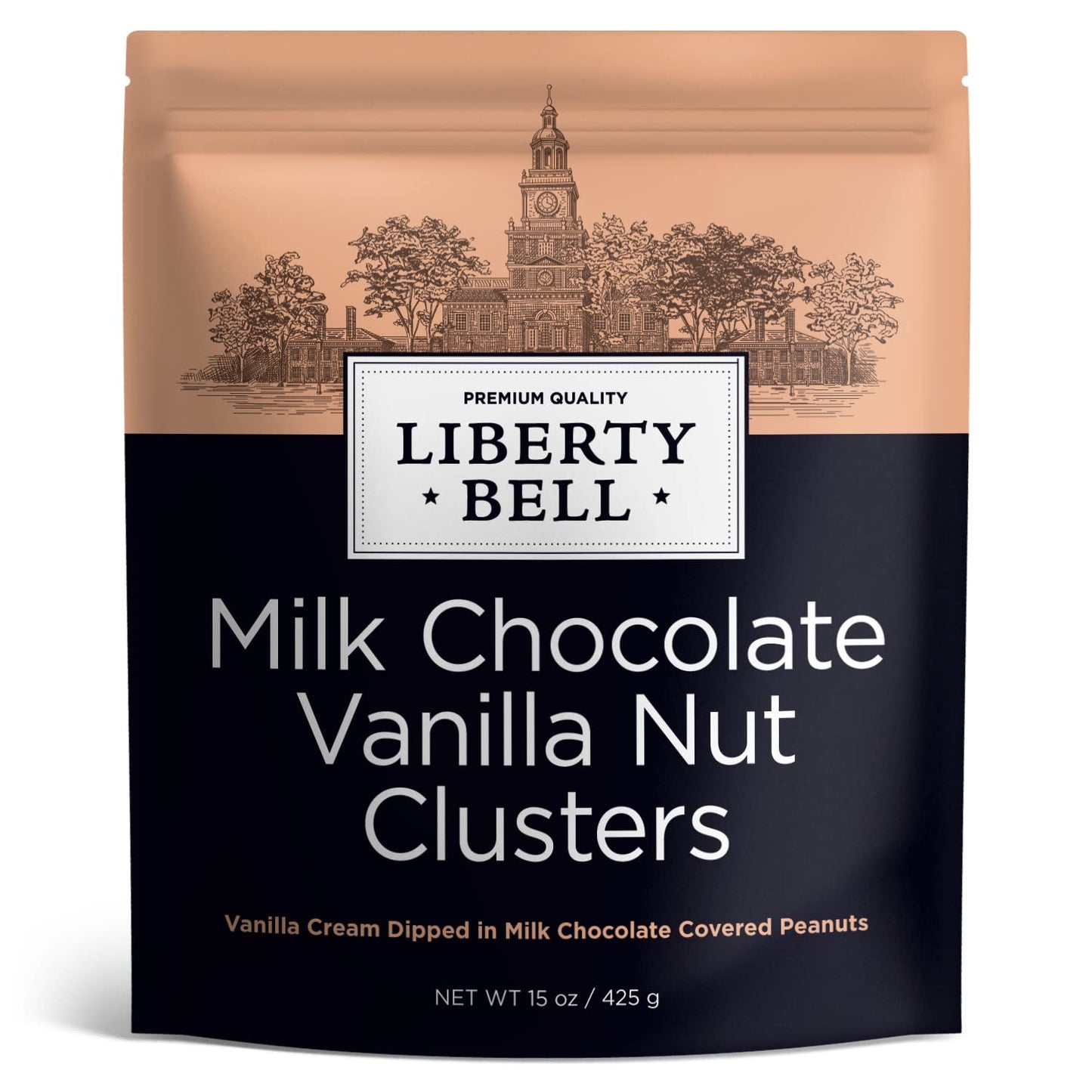 Milk Chocolate Vanilla Peanut Clusters Candy, 15 Ounce Bag