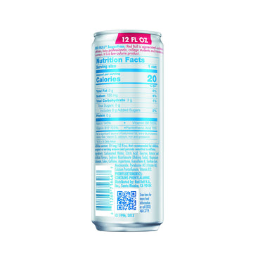 Red Bull Energy Drink, Sugar Free, 12 Fl Oz, Pack of 24, Model RB30247
