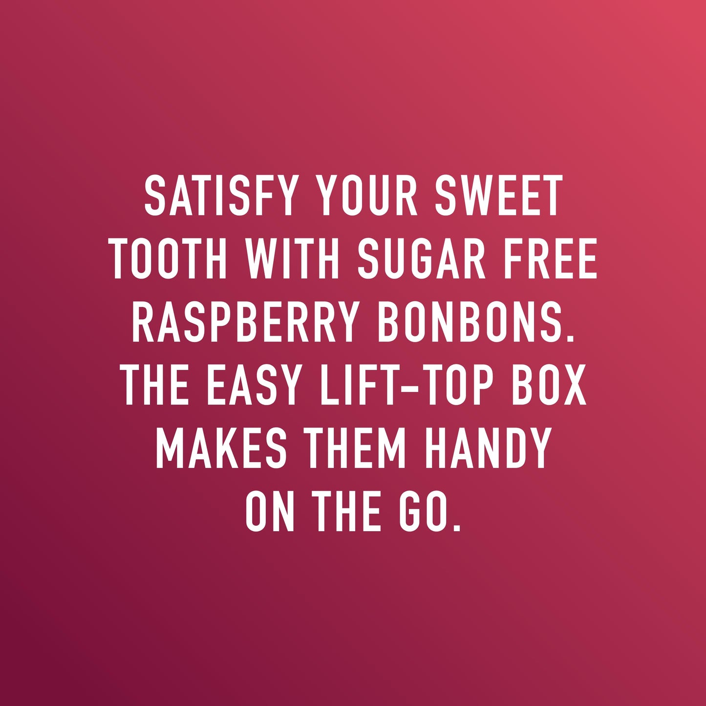 Swiss Imports Sugar Free Bonbons Hard Candy Drops, Raspberry, 1.4 Oz/ 40G Box, 9 Pack