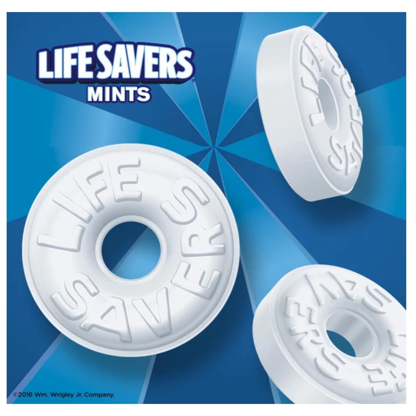 Life Savers Sugar Free Variety Pack - Pack of 2 - One of Each Flavor - Wint O Green and Pep O Mint - Delicious Variety - Perfect