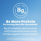 Silk Original Protein Almond Milk, Dairy Free, Gluten Free, Seriously Creamy Vegan Milk with 50% More Calcium than Dairy Milk, 5