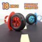 Limited Edition Hot Wheels Individually Wrapped Lollipop Rings  Party Favor Candy  Car Decorated Suckers  Assorted Fruit Flavors  18 Pieces