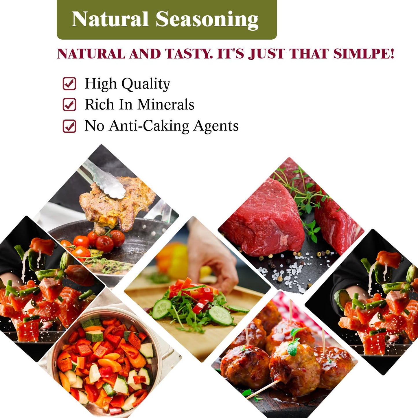 Himalayan Chef Himalayan Pink Salt, Kosher Certified Fine Grains, Non-GMO, Seasoning Salt, 100% Pure and Vegan with 84 Trace Min