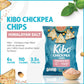 Kibo Chickpea Chips Himalayan Salt - Gluten-Free, Plant-Based, High Protein-Fiber Non-GMO, Vegan, Made with Real Veggies - 1 oz,