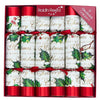 Bundle of 12 Bows & Berries Holiday Crackers by Robin Reed