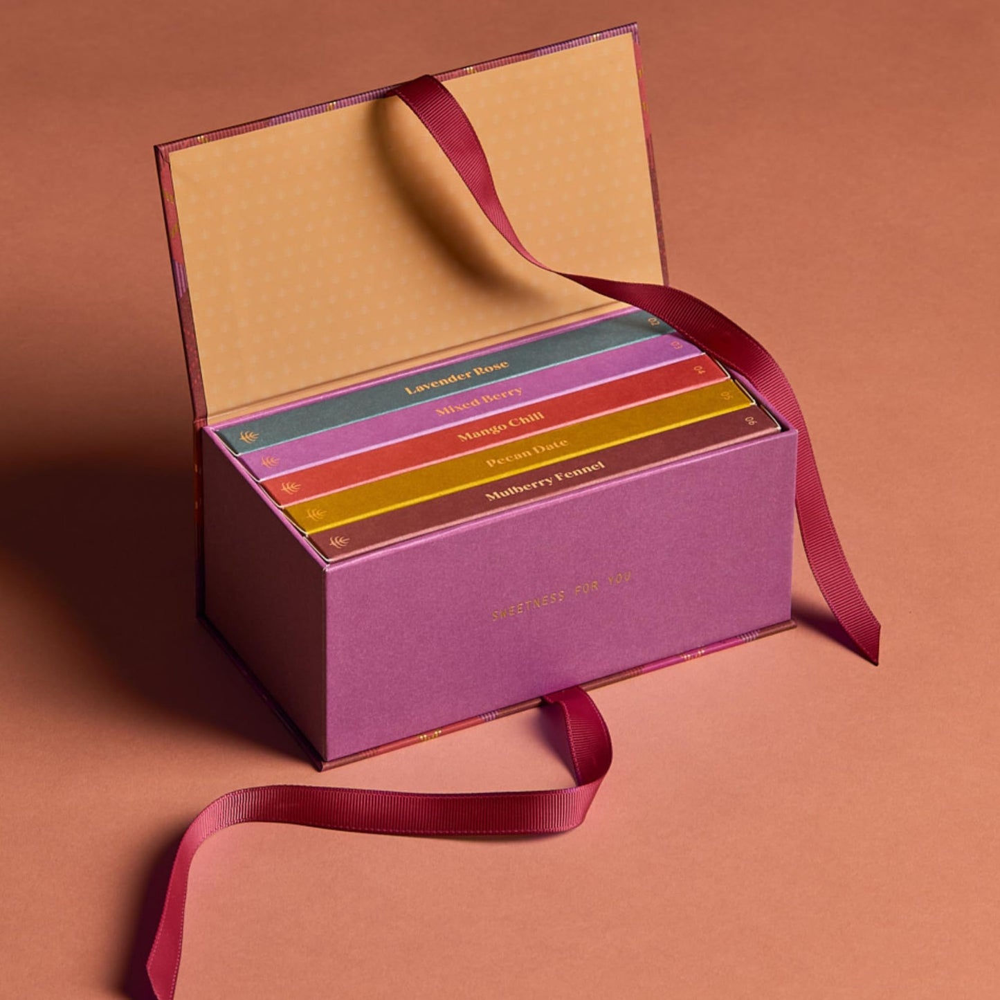 Spring & Mulberry Healthy Dark Chocolate Bars Sugar Free - Date Sweetened Chocolate Gift Box - Healthy Bars, Gluten Free & Vegan