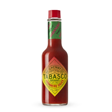 TABASCO Brand Habanero Sauce, Spicy & Fruity Habanero Hot Sauce, Glass Bottle, Jamaican-Style, Packed with Heat, Great for Wing 