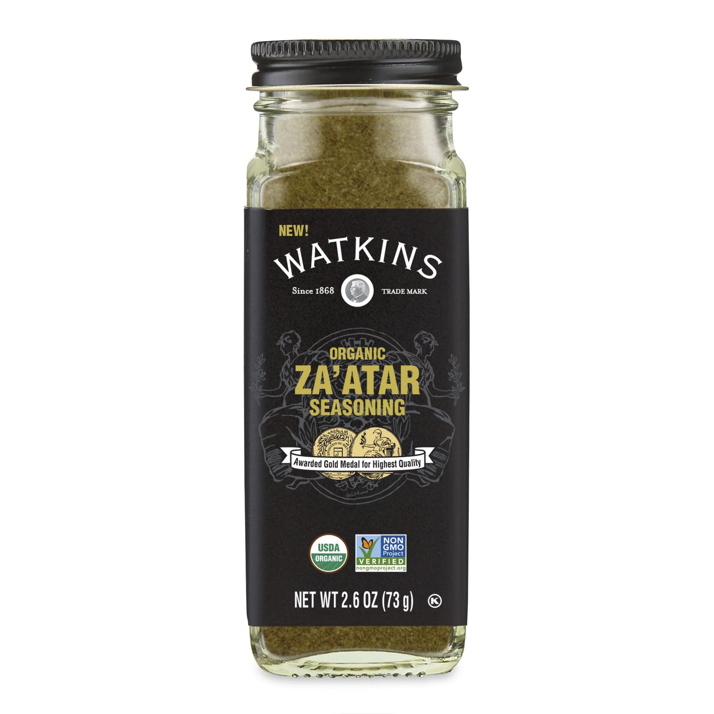 Watkins Organic Za'Atar Seasoning, Spice Mix, 2.6 Oz., 1 Count