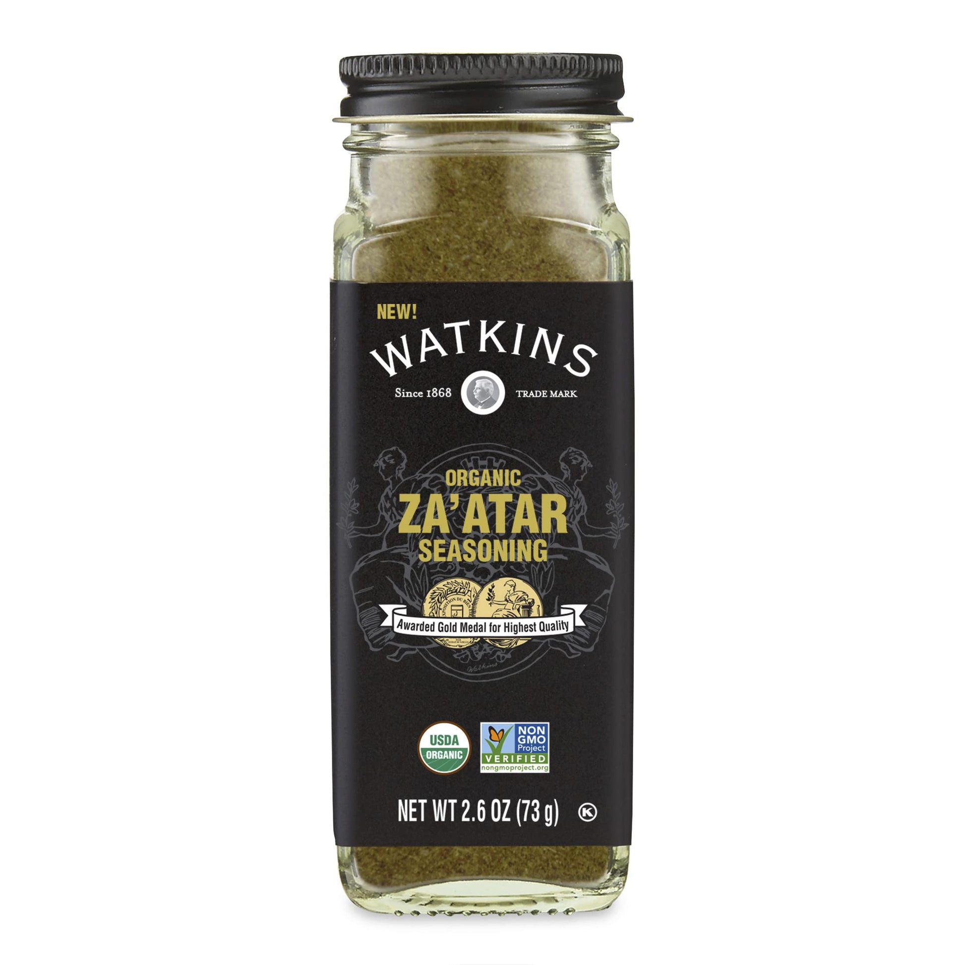 Watkins Organic Za'Atar Seasoning, Spice Mix, 2.6 Oz., 1 Count