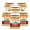 Pride Of India Extra Long Brown Basmati Rice, Naturally Aged, 1.5 lb Jar, Pack of 6
