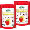 Natierra Organic Freeze-Dried Bananas and Strawberries | Non-GMO & Vegan | 1.8 Ounce (Pack of 2)
