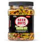 BEER NUTS Cantina Mix Snack Jar, Twang Seasoned Peanuts & Chili Lime Insane Grain, 12oz Resealable Jar