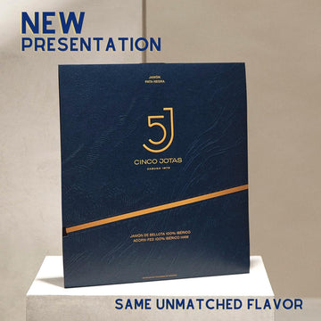 ZENDEU Cinco Jotas Hand-Carved Jamón Ibérico | 100% Acorn-Fed Iberian Ham | 3 oz Traditional Carving