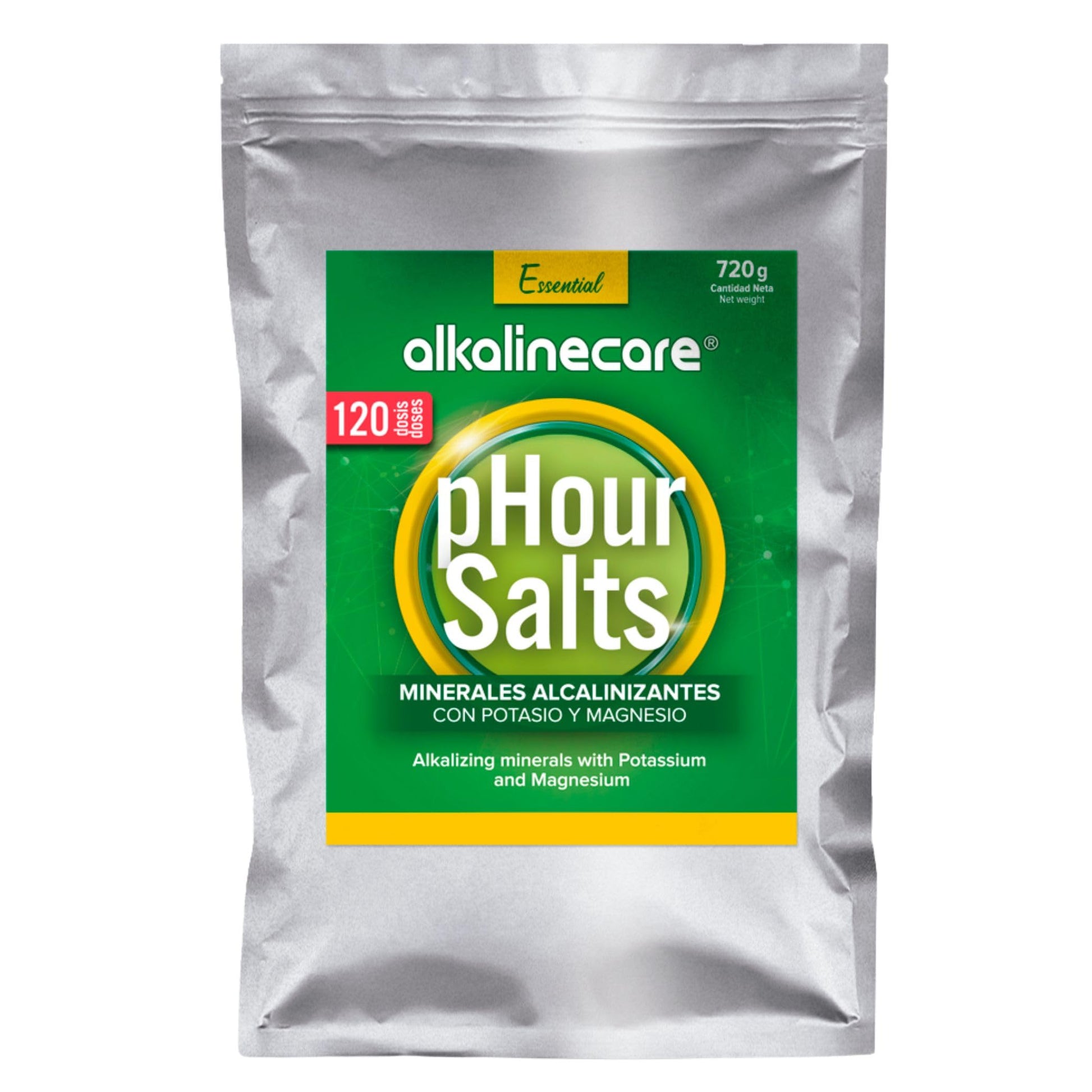 Alkaline Care Salts PHOUR Sachet 720g (1.59 lb) - AlkalineCare Helps The remineralization of The Body, Helping Your Muscles, Bon