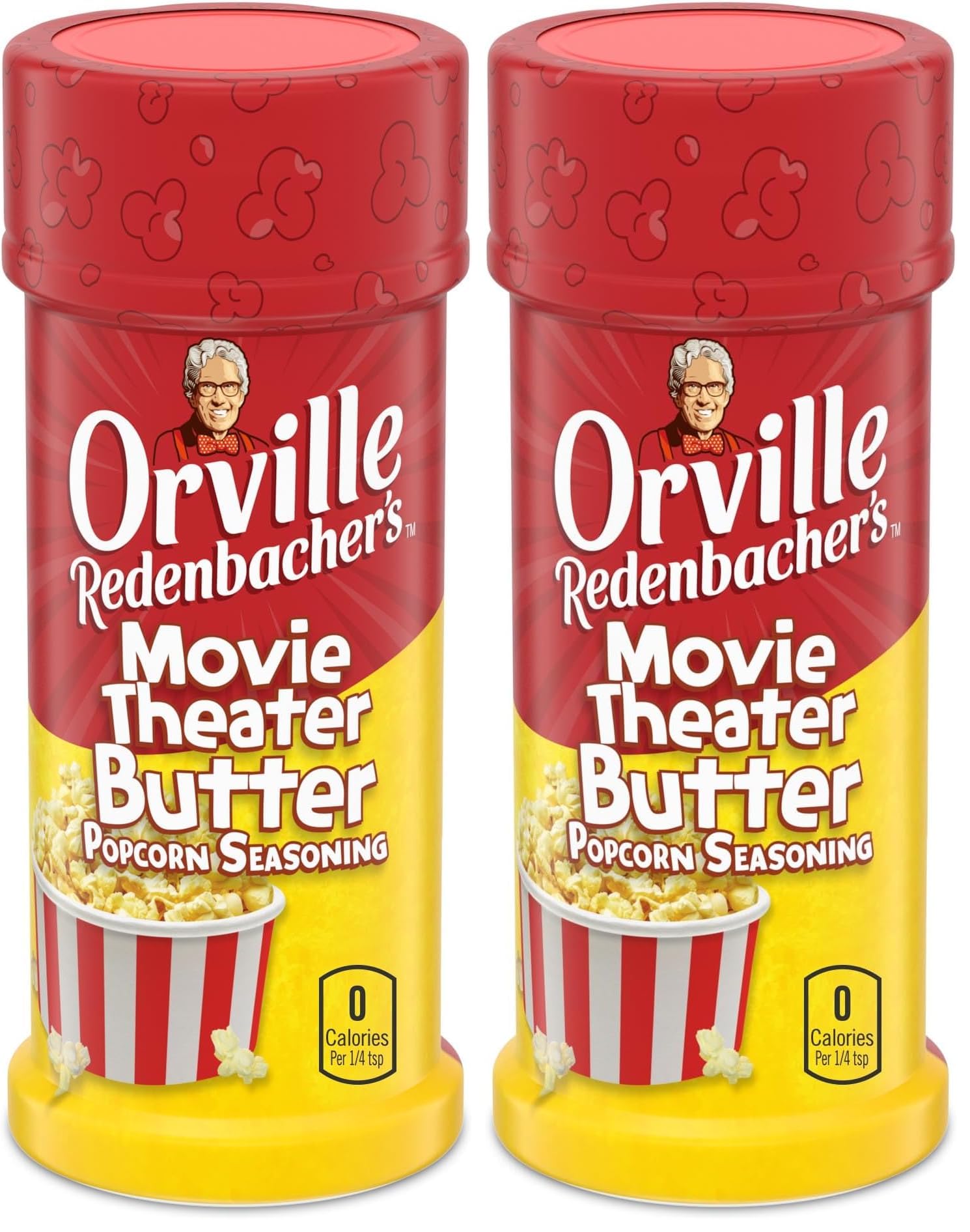 Orville Redenbachers Popcorn Seasoning, Movie Theater Butter Flavor, 2.4 oz. (Pack of 2)