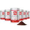 Illy Drip Coffee - Ground Coffee - 100% Arabica Ground Coffee – Classico Medium Roast - Notes Of Caramel, Orange Blossom & Jasmine - No Preservatives – Mild & Balanced – 8.8 Ounce (Pack Of 6)