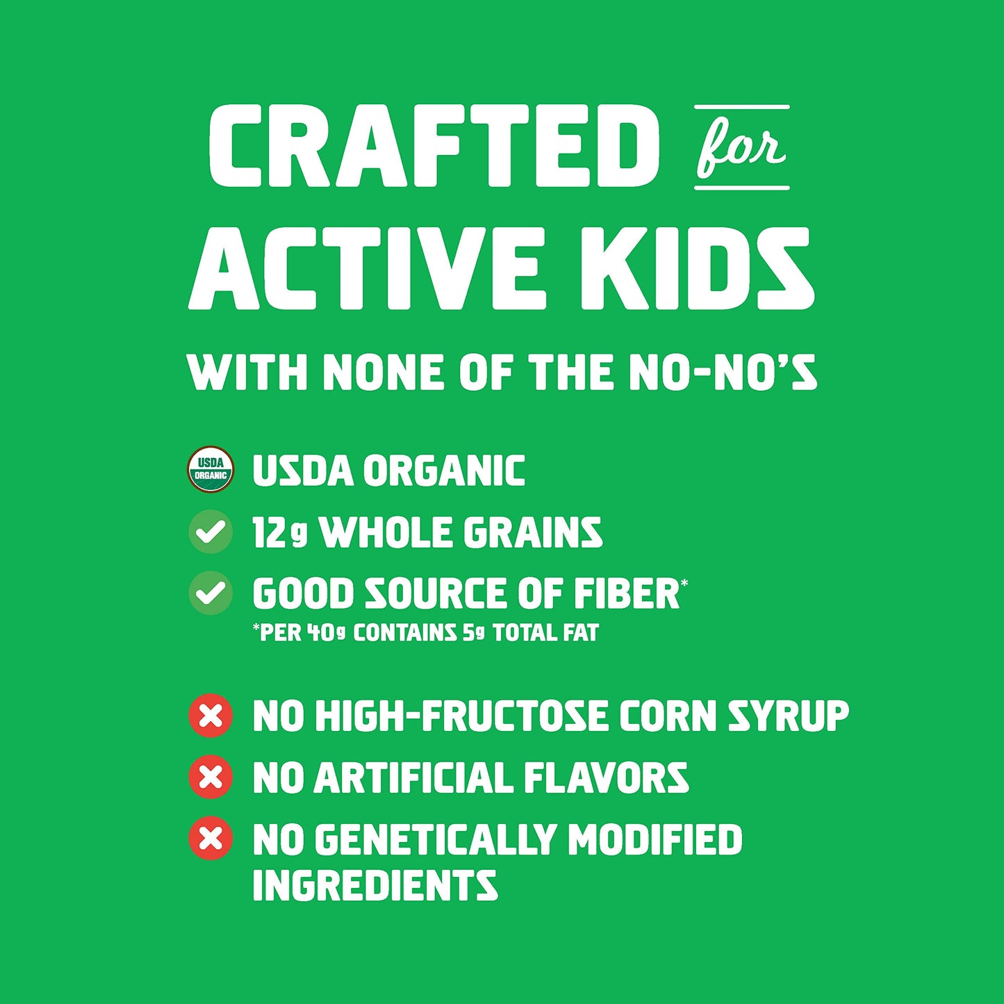 CLIF Bar CLIF KID ZBAR Organic Granola Bars Iced Oatmeal Cookie Non-GMO 18 Count