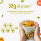 Volo Vero High Protein (32G) Instant Ramen Noodles Soup Cup, Spicy Curry Flavor, 6 Packs, Plant-Based, Non-Fried, Vegan, Low Fat, Egg & Dairy-Free, Quick Healthy Asian Meal, Holiday Gifts
