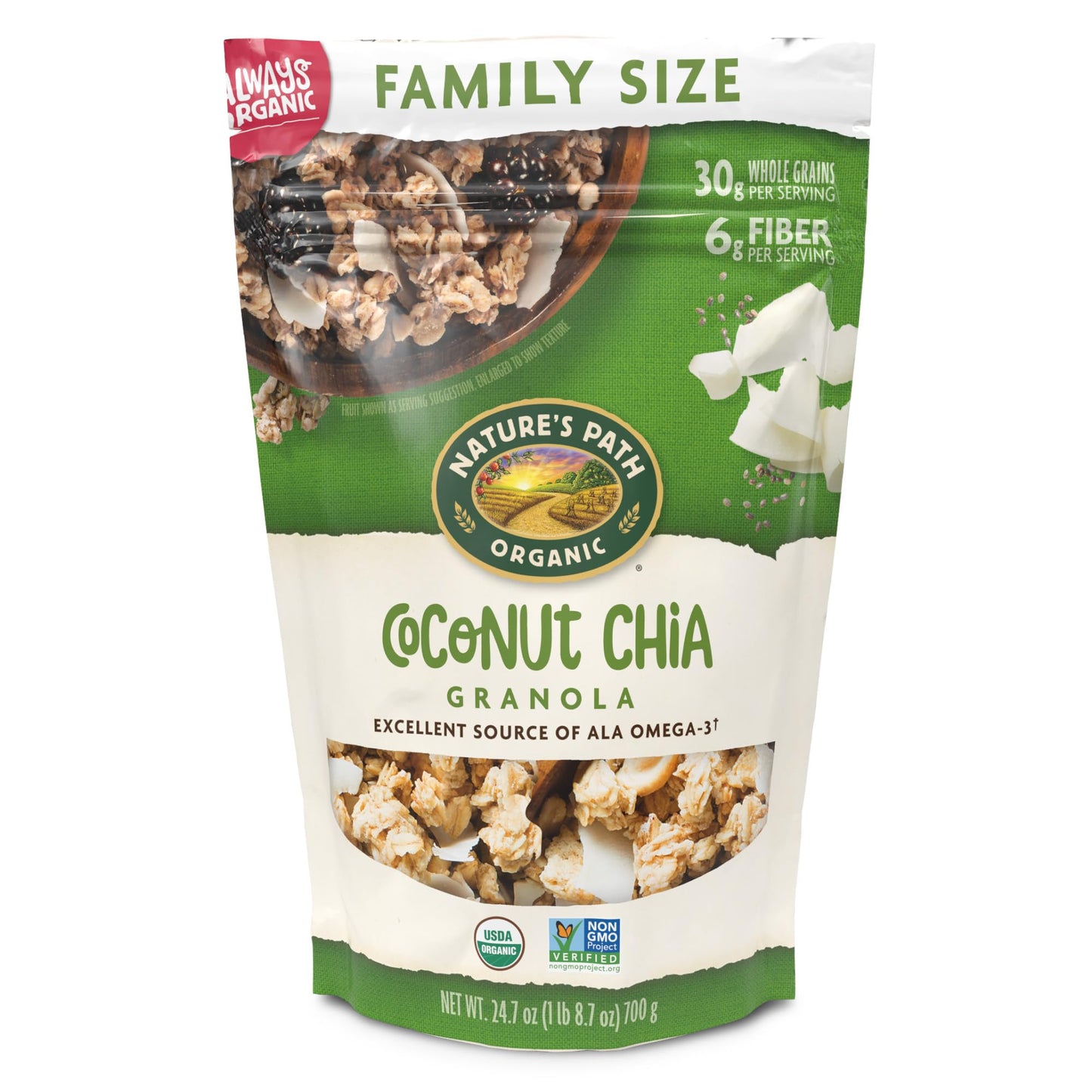 Nature's Path Organic Coconut Chia Granola, 24.7 Ounce (Pack of 1)