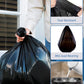 Waikas 8 Gallon Trash Bags, 40 Count, Unscented, Fit Medium Trash Can For Kitchen Bathroom Bedroom Office, Black